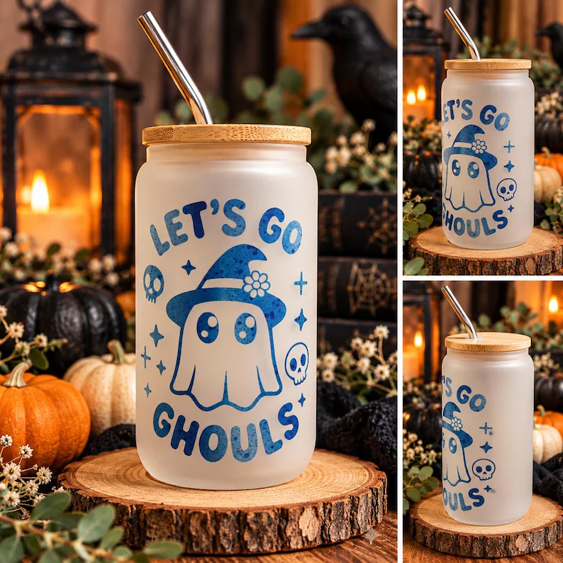 Let's go Ghouls - Frosted Tumbler - 16oz - Image 2