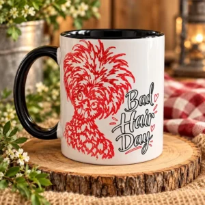 Bad Hair Day - Polish Chicken Mug - 11oz